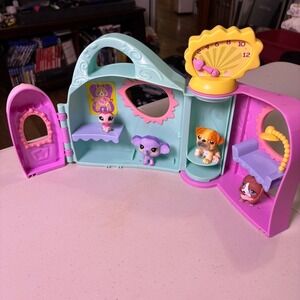 Littlest Pet Shop Get Better Center Playset with 4 Figures Elephant Dog Ladybug
